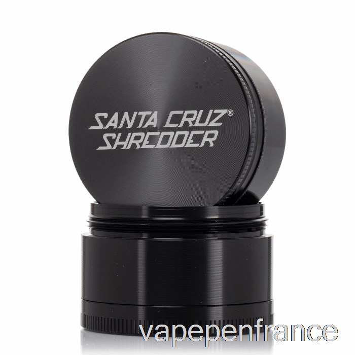 Santa Cruz Shredder 2,2 Pouces Moyen Broyeur 4 Pièces Noir (53 Mm) Stylo Vape